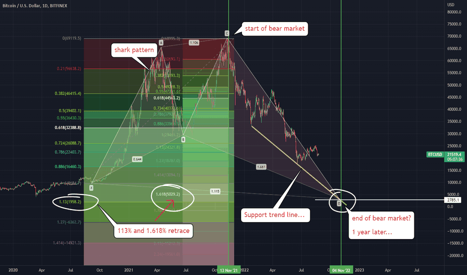BTC 1 year bear market