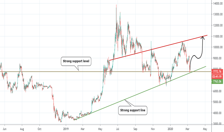 BTCUSD on strong support 
