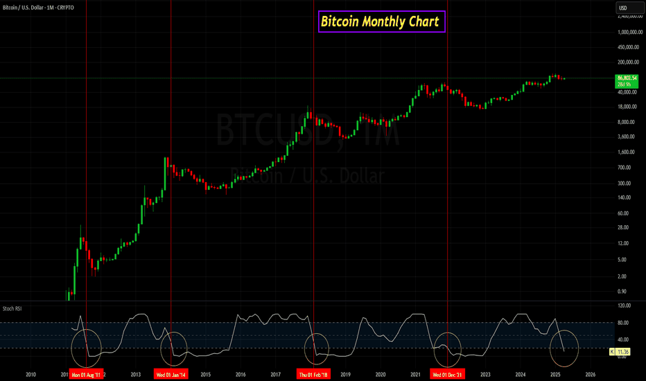 Bitcoin Monthly Chart