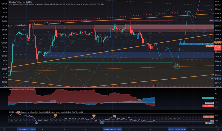 Mock Up Price Action for BTC I'm Tracking Along w/ XRPUSDT Run