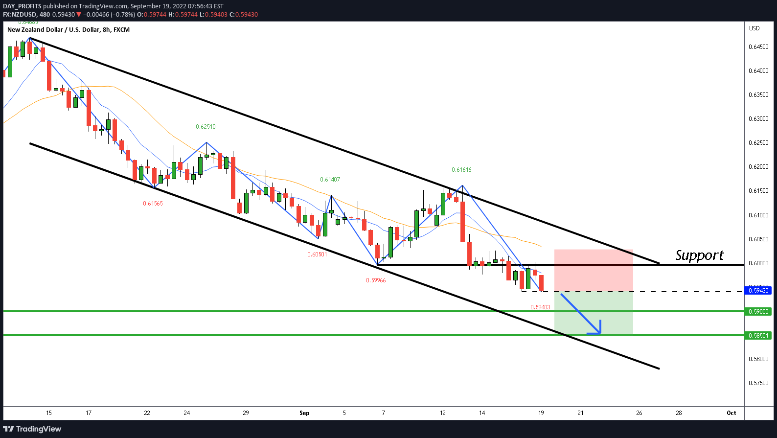 FX:NZDUSD Idea Chart Image by DAY_PROFITS