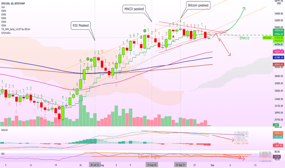 3 Peaks | BTC, RSI & MACD