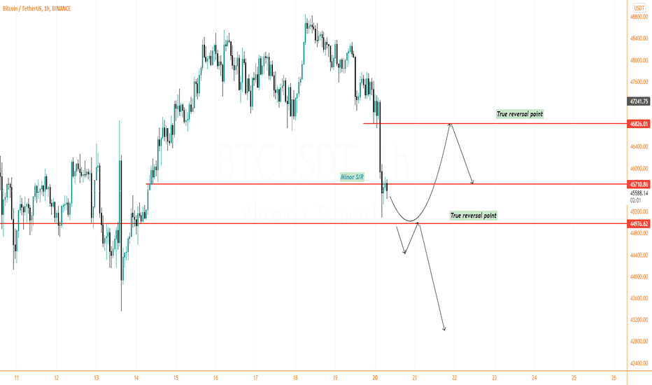 BTCUSD True reversal point