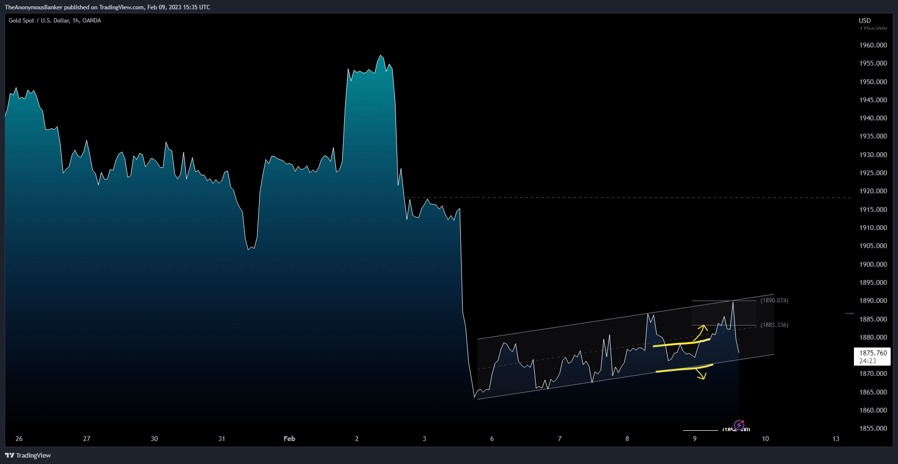 OANDA:XAUUSD Chart Image by TheAnonymousBanker