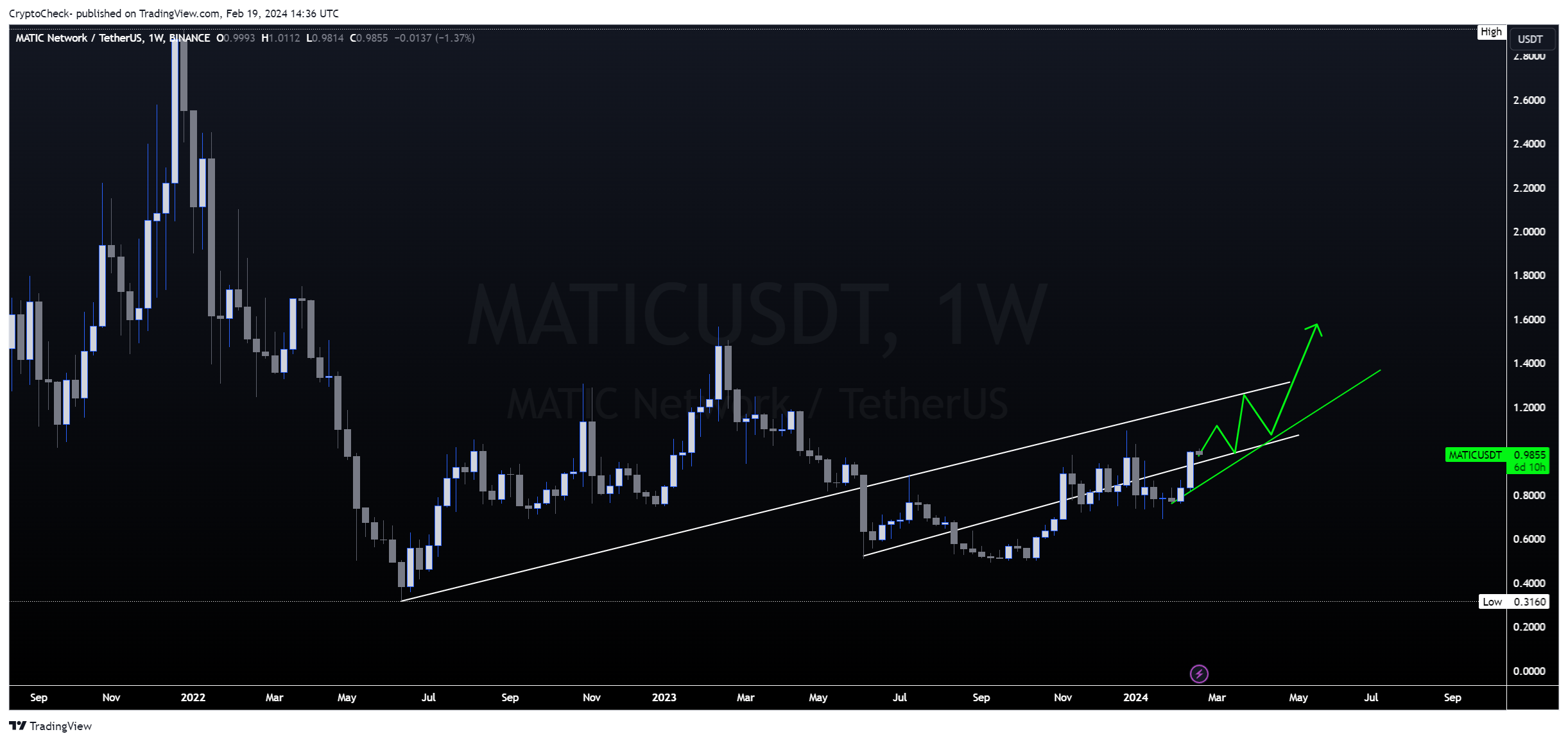 BINANCE:MATICUSDT Chart Image by Crypto-Check-