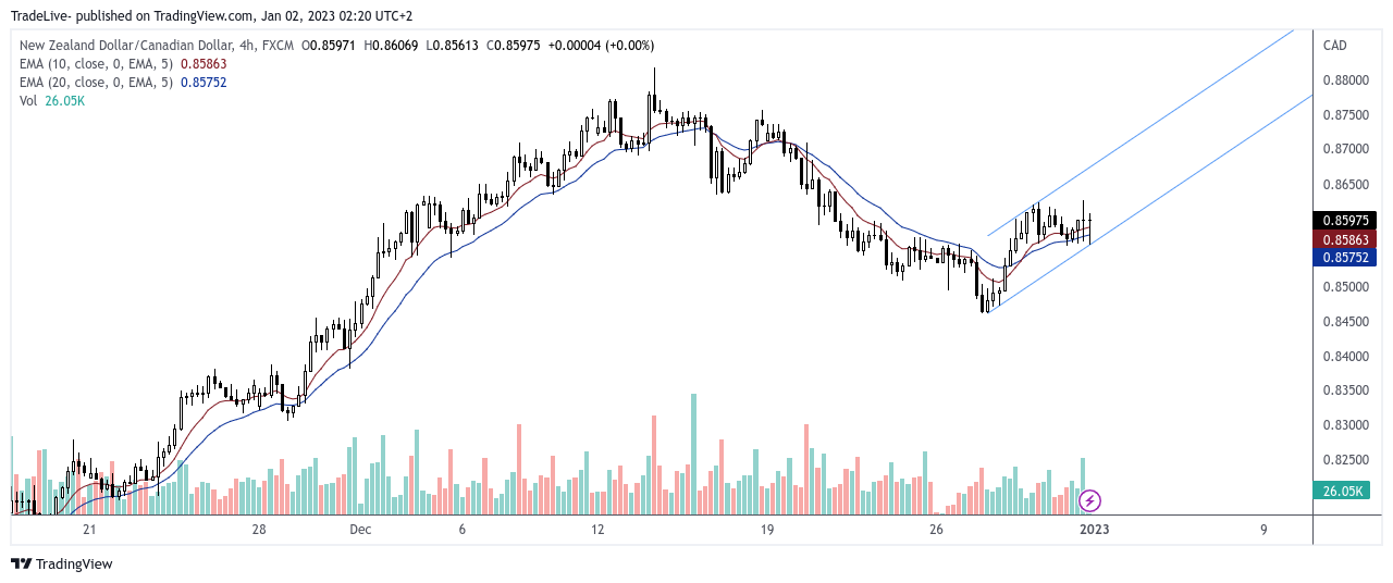 FX:NZDCAD Chart Image by TradeLive-