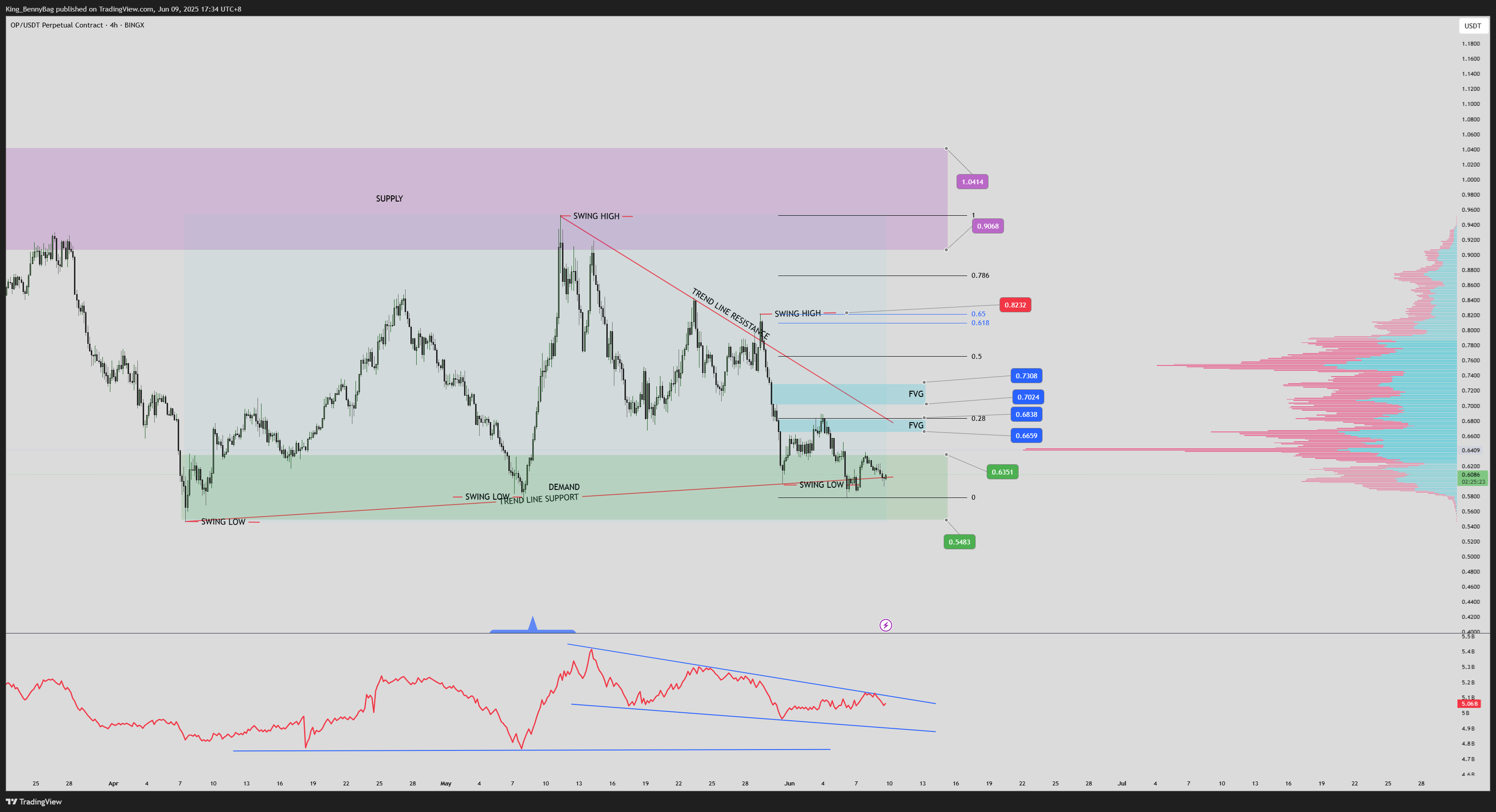 BINGX:OPUSDT.P Chart Image by King_BennyBag