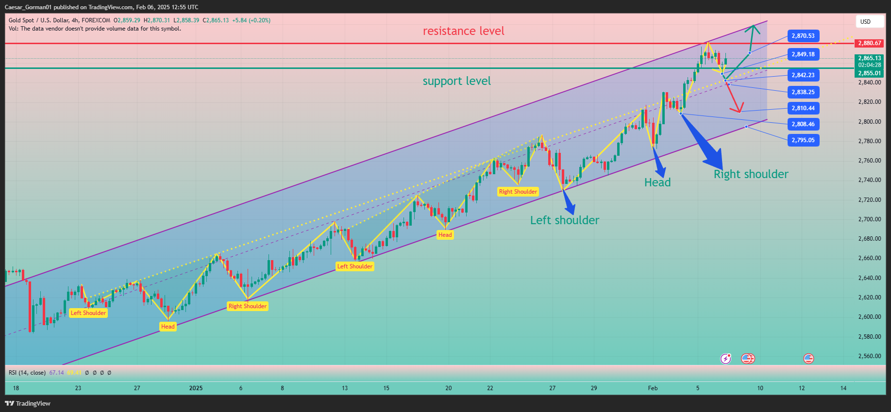 FOREXCOM:XAUUSD Chart Image by Caesar_Gorman01