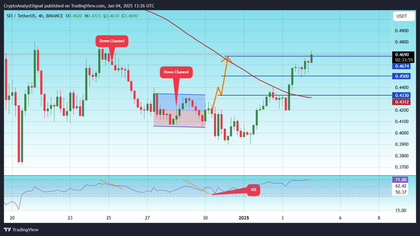 BINANCE:SEIUSDT Chart Image by CryptoAnalystSignal