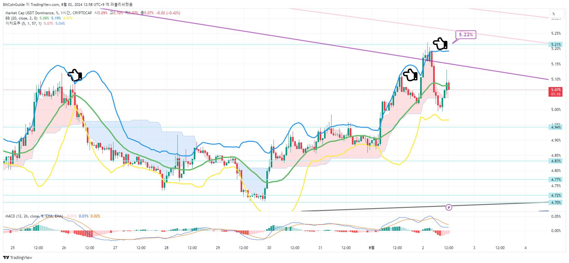 CRYPTOCAP:USDT.D Chart Image by BitCoinGuide