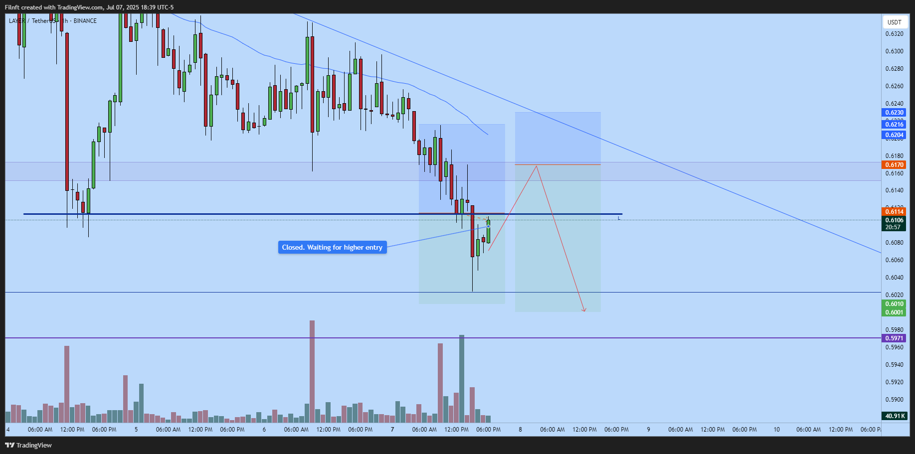 BINANCE:LAYERUSDT Chart Image by Filnft