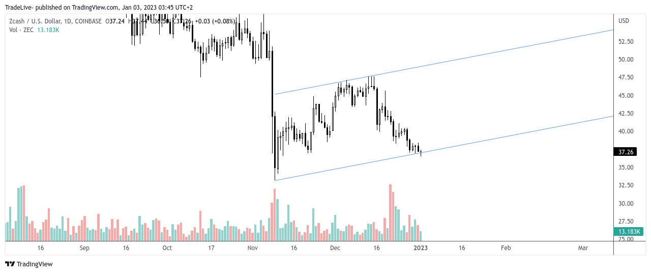 COINBASE:ZECUSD Chart Image by TradeLive-