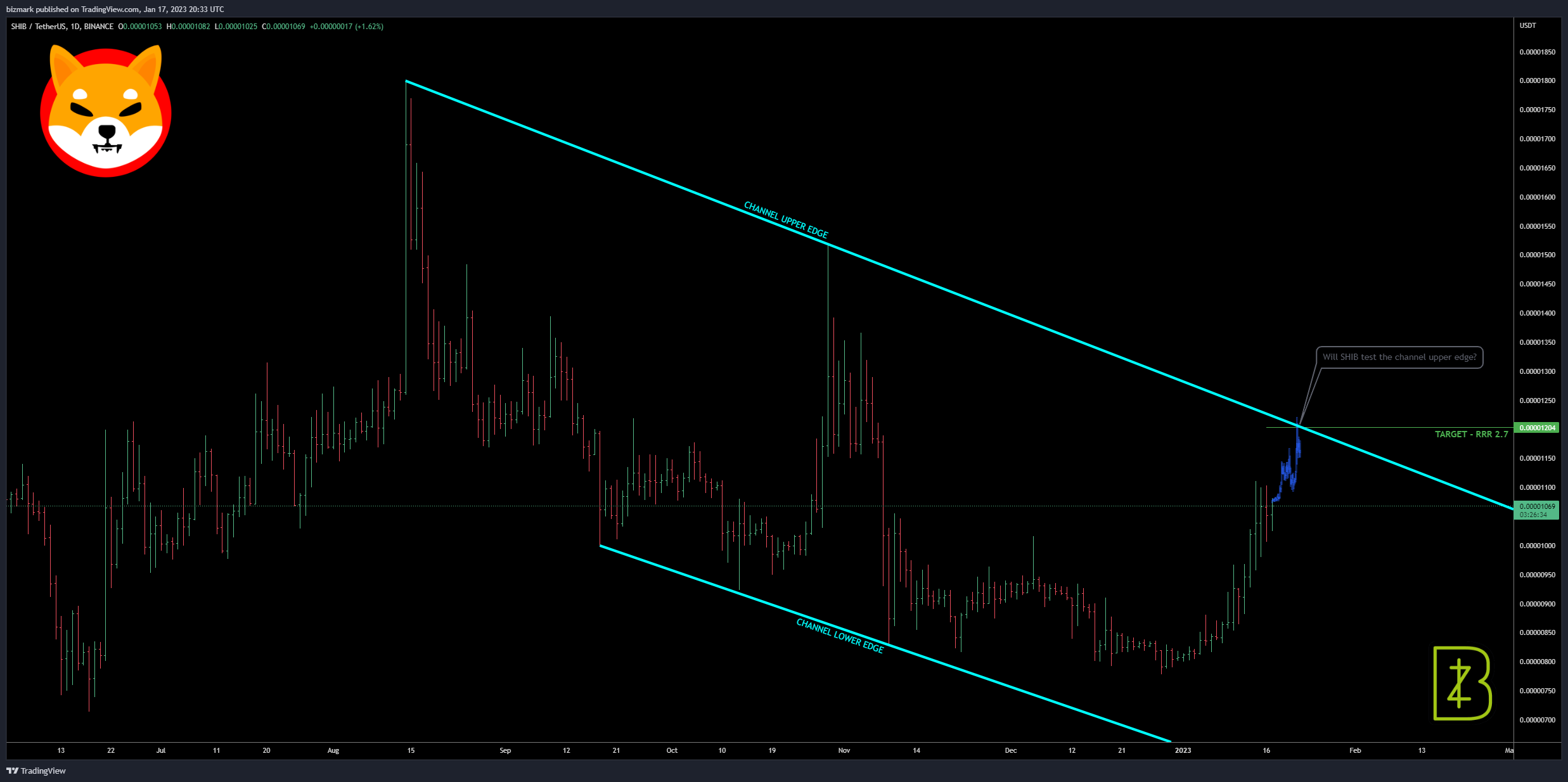 BINANCE:SHIBUSDT Chart Image by bizmark