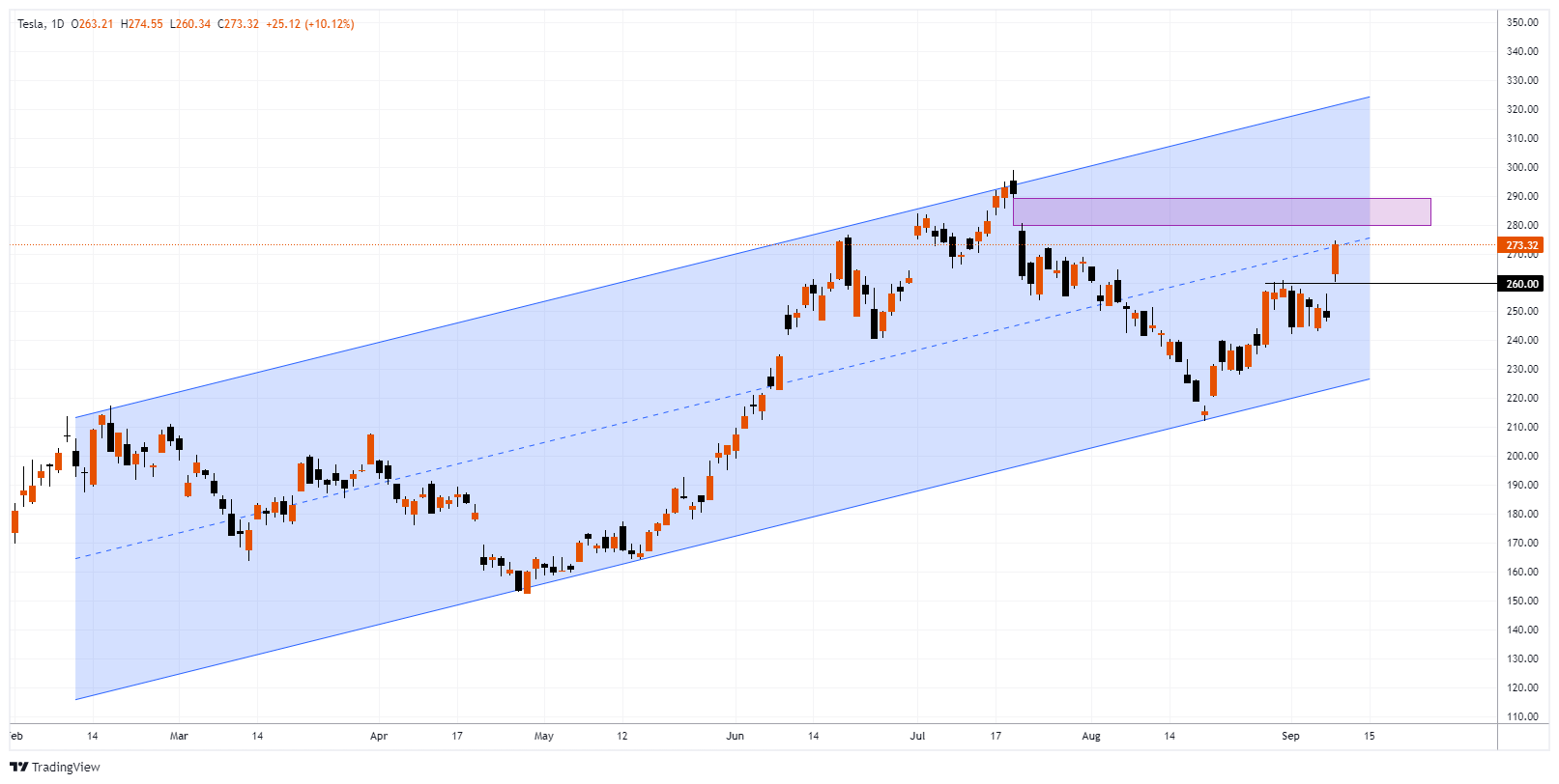 TSLA Chart Image