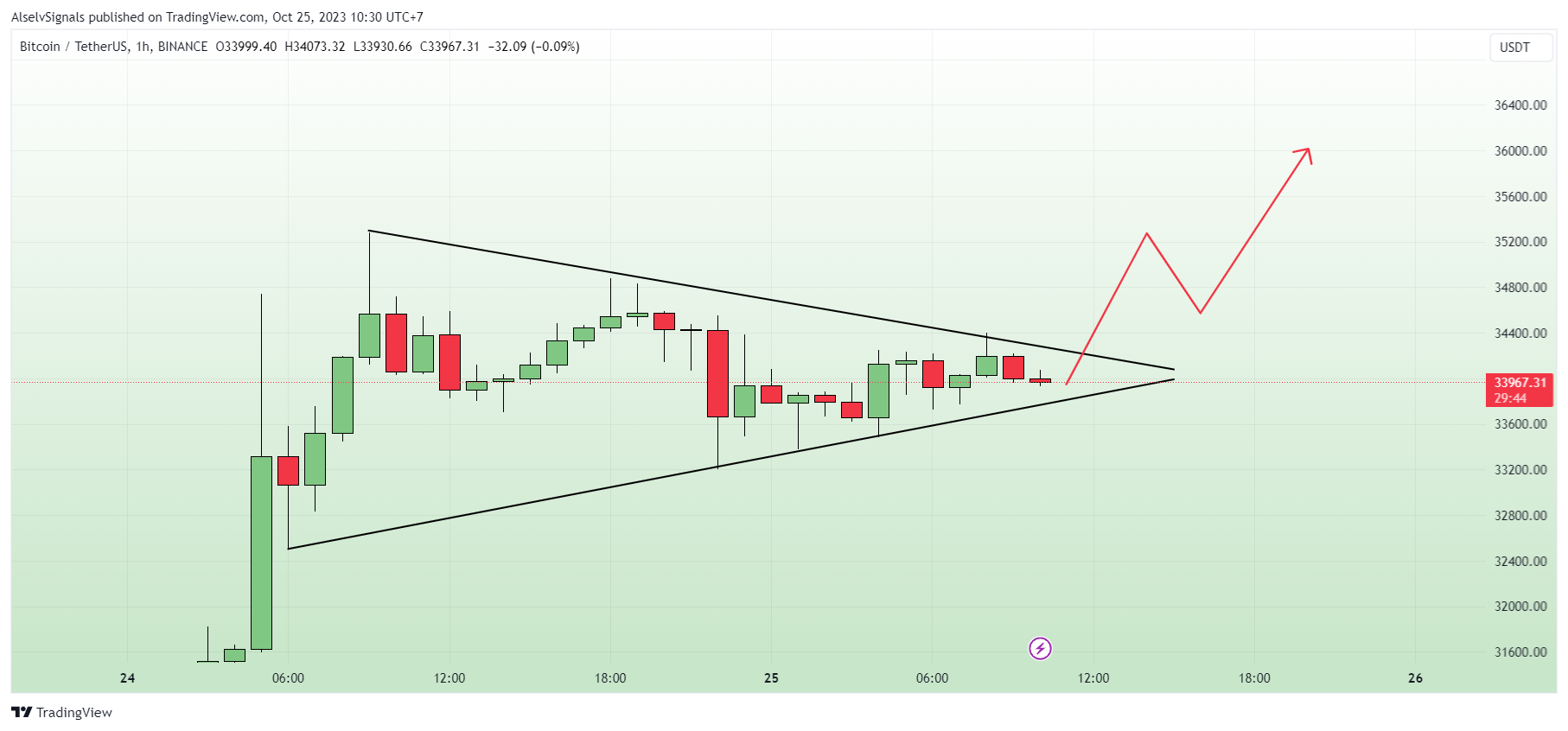 BINANCE:BTCUSDT Chart Image by AlselvSignals