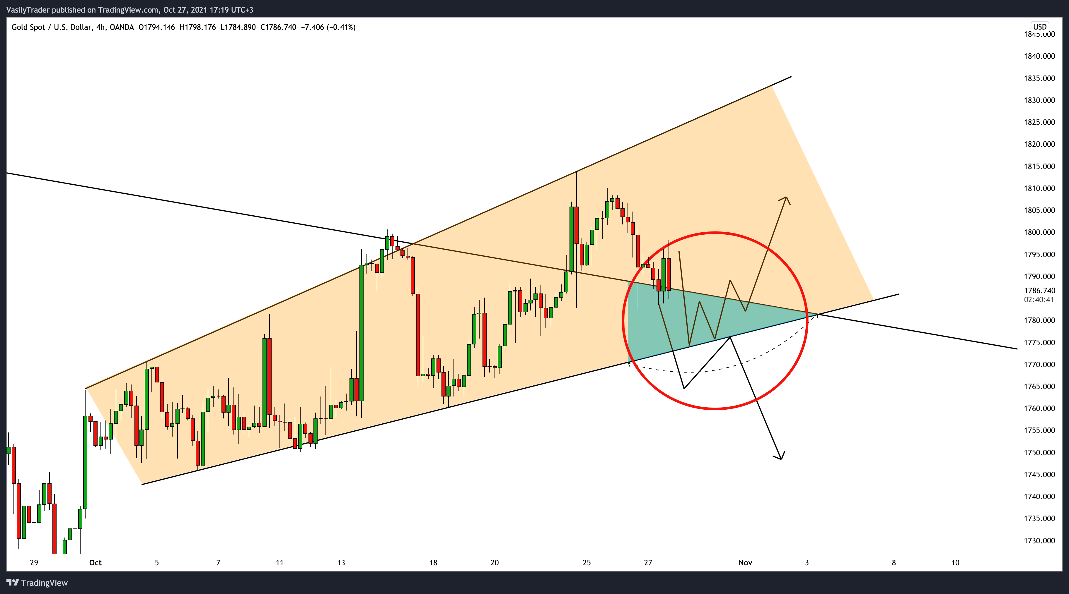 OANDA:XAUUSD Chart Image by VasilyTrader