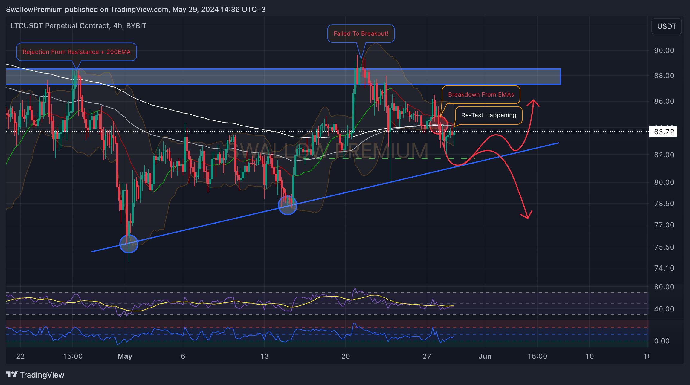BYBIT:LTCUSDT.P Chart Image by SwallowAcademy