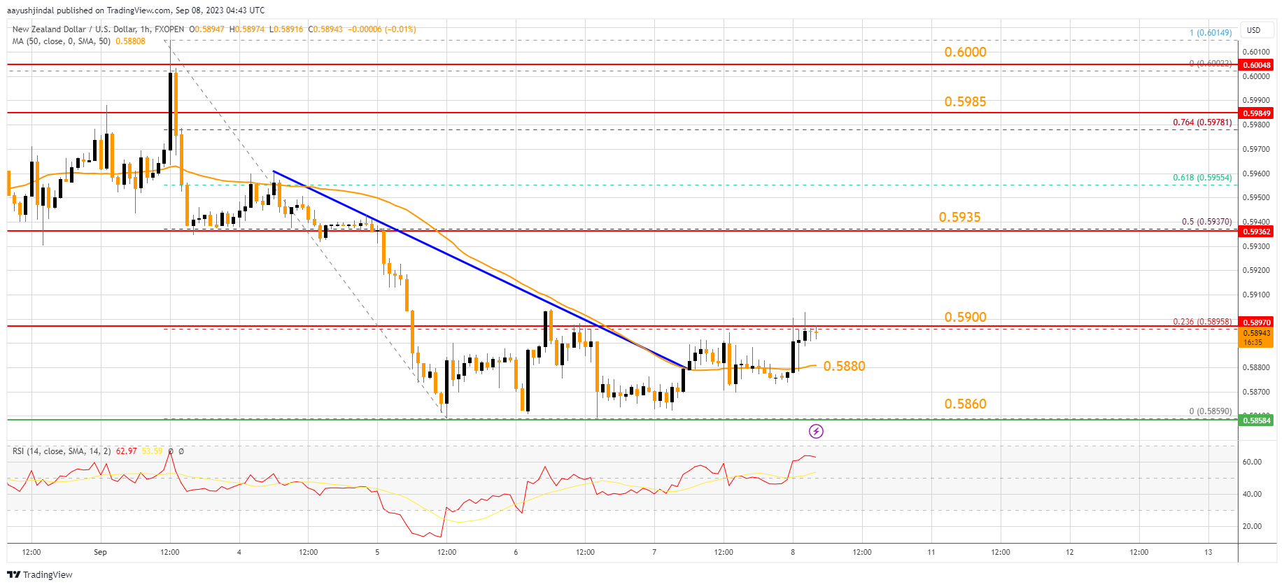 FXOPEN:NZDUSD Chart Image by aayushjindal