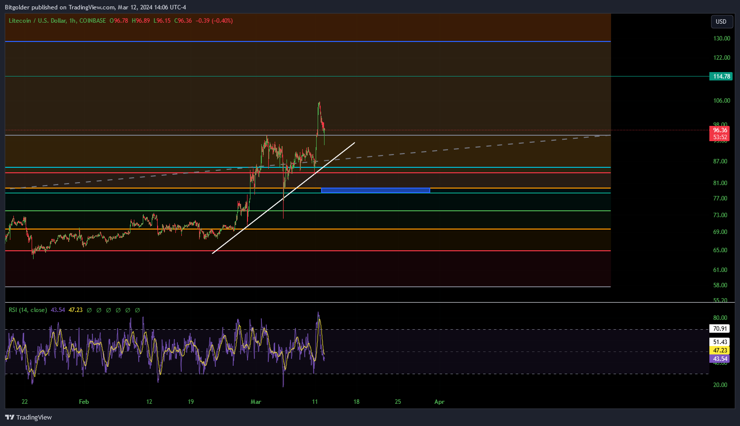 COINBASE:LTCUSD Chart Image by Bitgolder