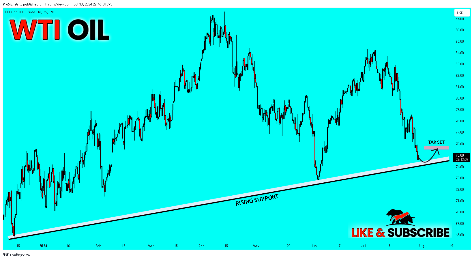 TVC:USOIL Chart Image by ProSignalsFx