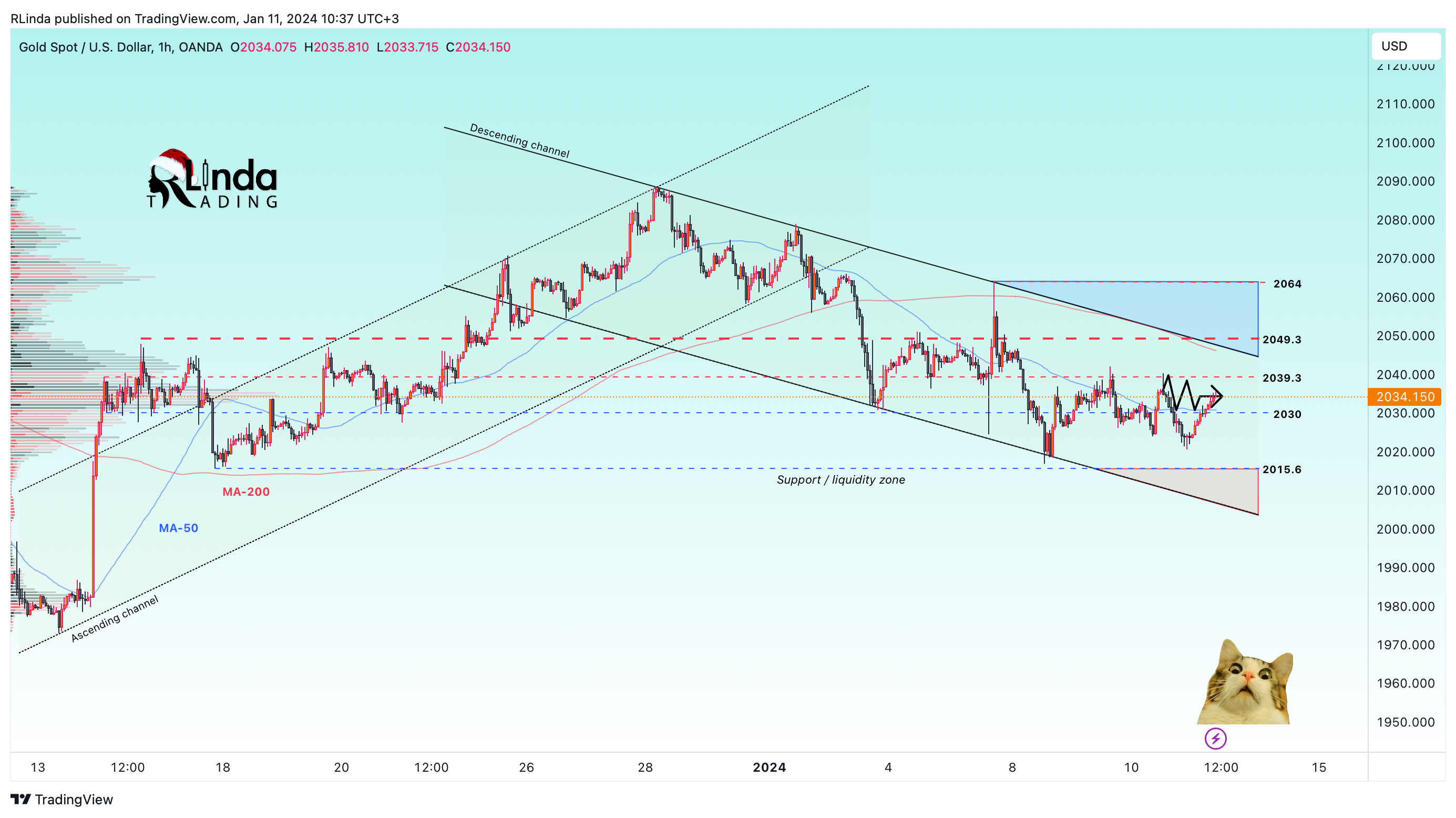 OANDA:XAUUSD Chart Image by RLinda