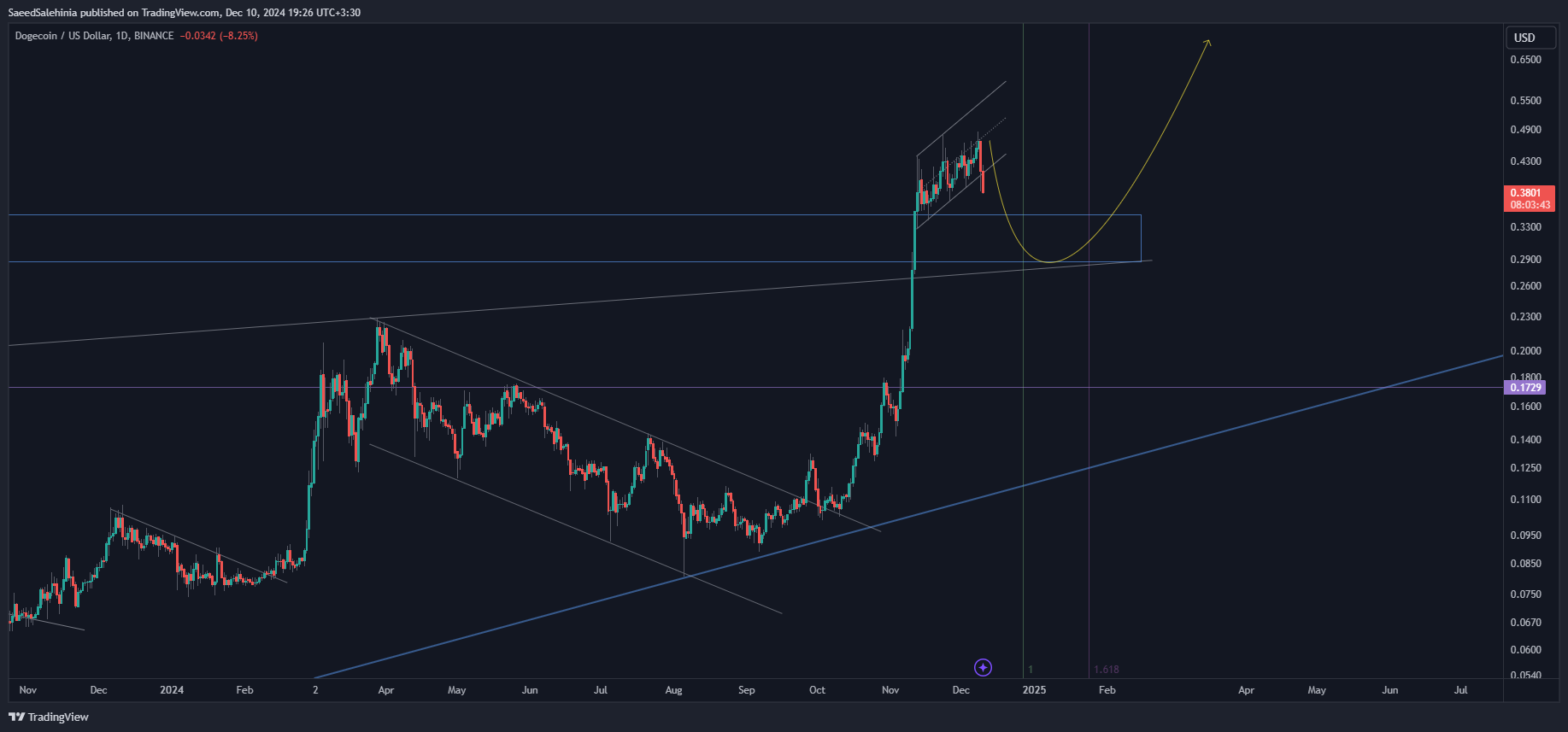 BINANCE:DOGEUSD Chart Image by SaeedSalehinia