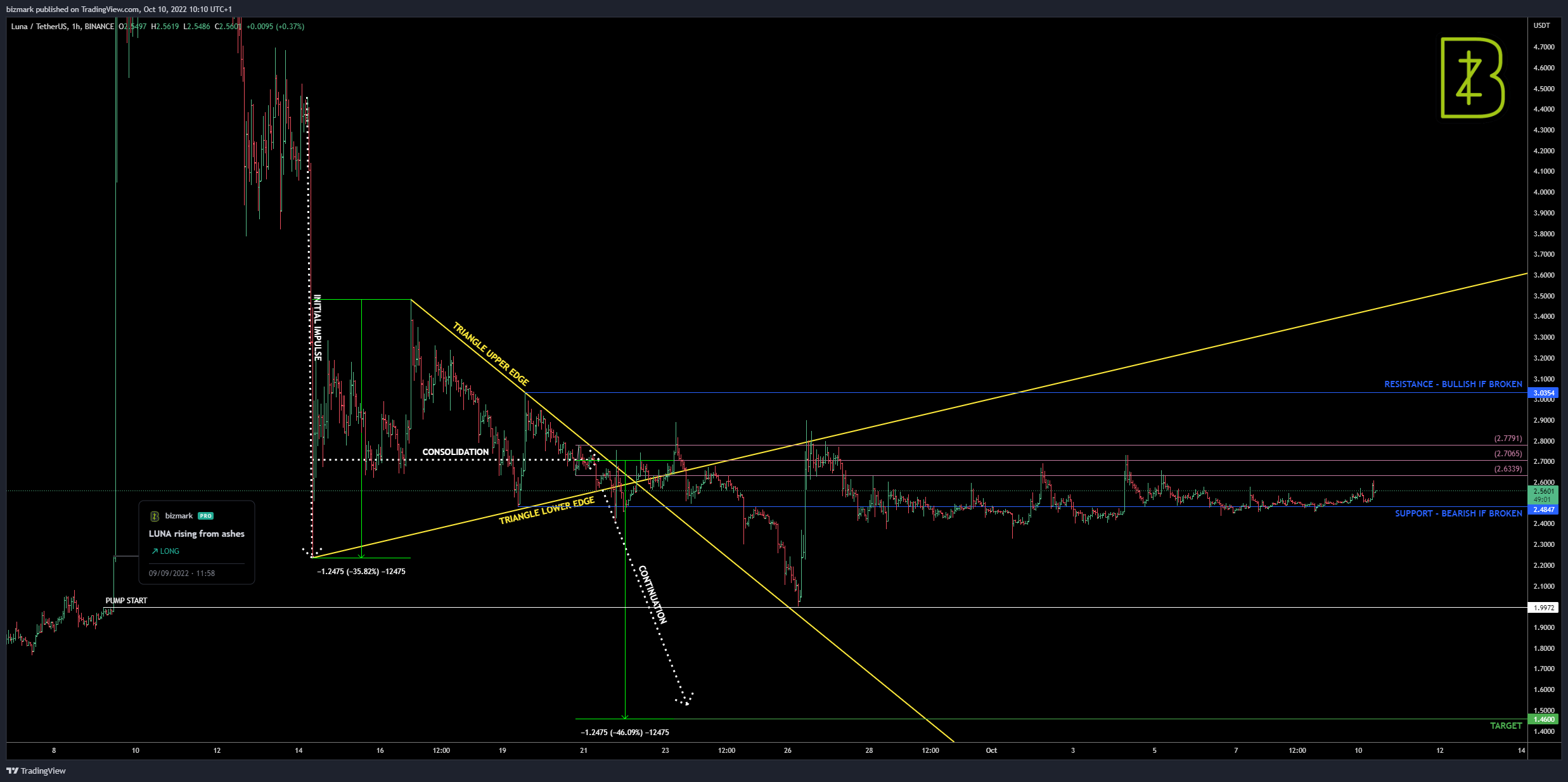 BINANCE:LUNAUSDT Chart Image by bizmark