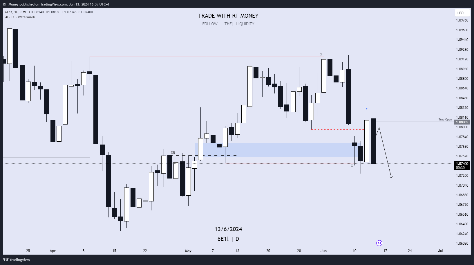 CME:6E1! Chart Image by RT_Money
