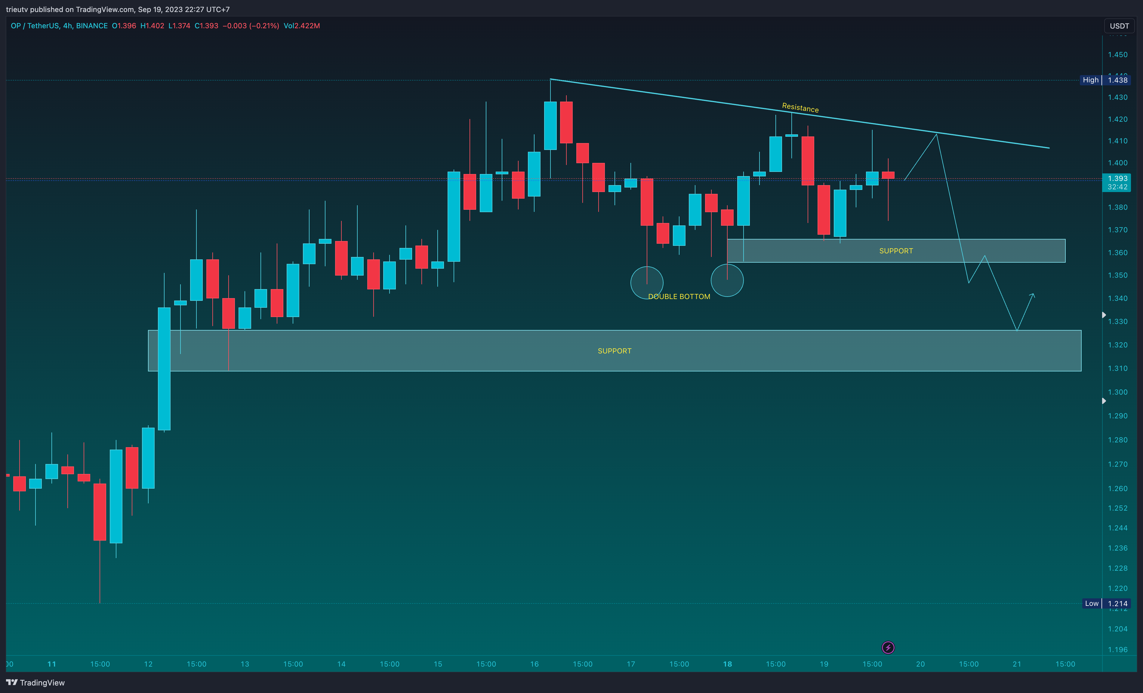 BINANCE:OPUSDT Chart Image by trieutv