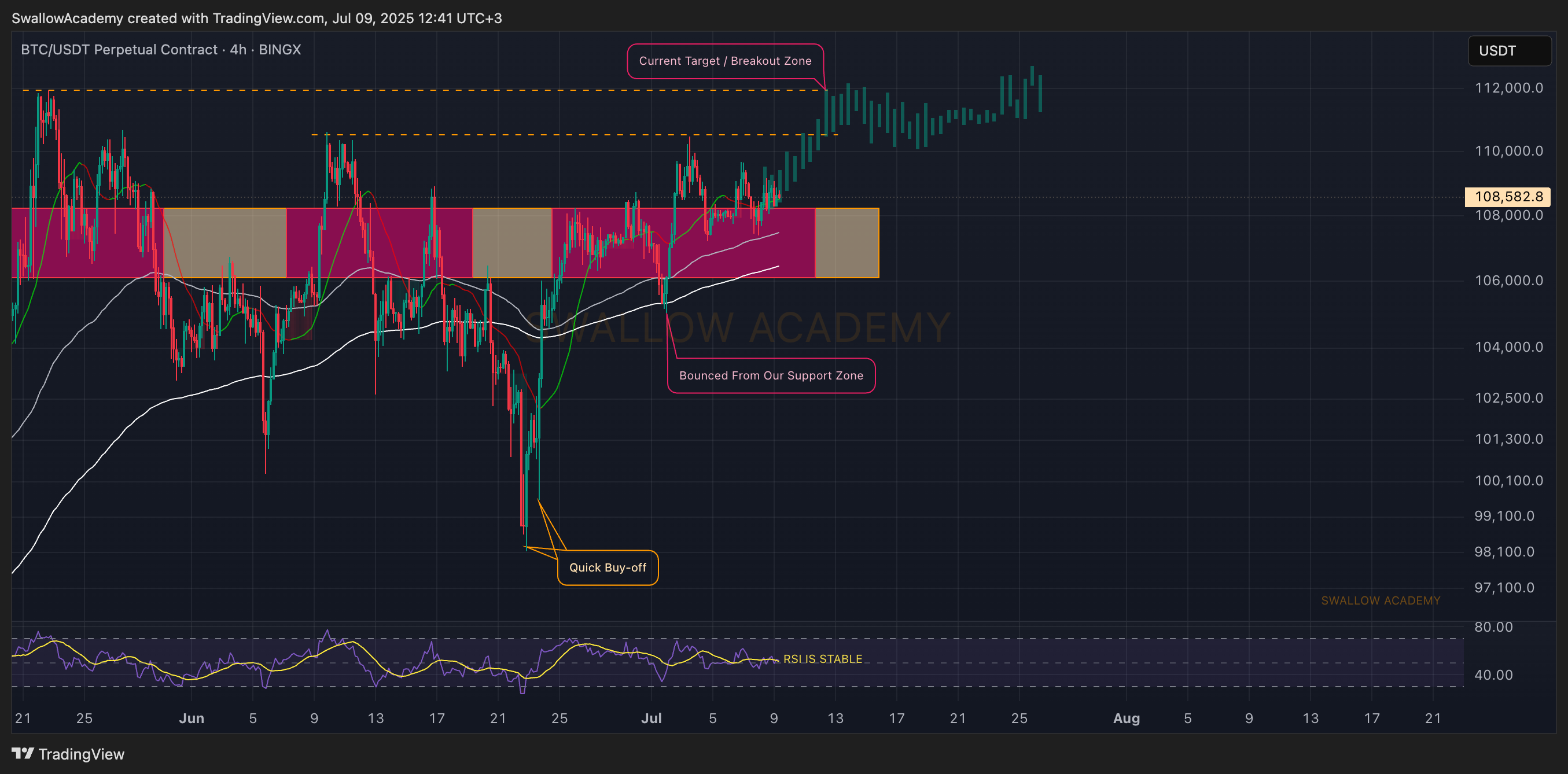 BINGX:BTCUSDT.P Chart Image by SwallowAcademy