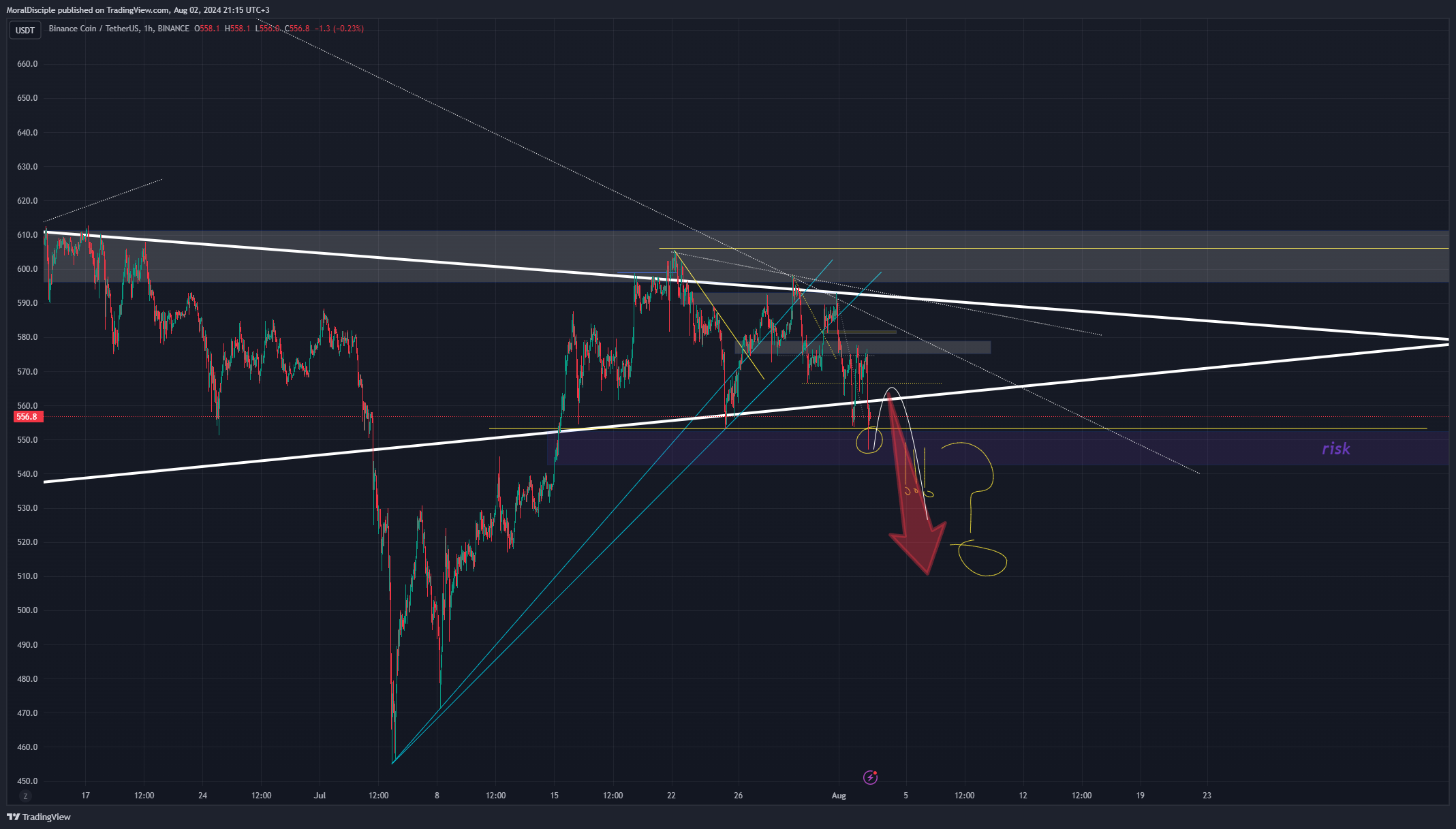 BINANCE:BNBUSDT Chart Image by MoralDisciple