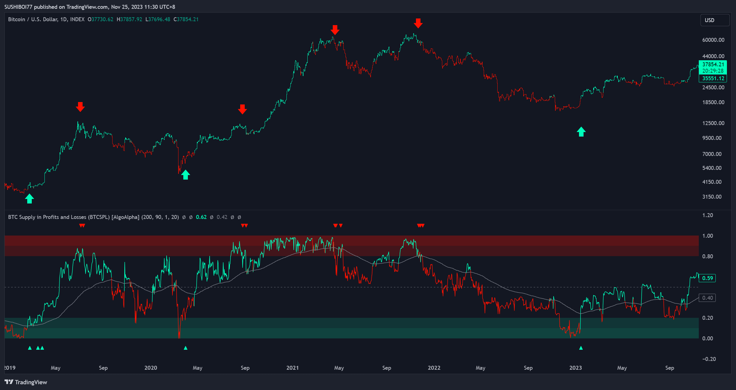 INDEX:BTCUSD Chart Image by SUSHIBOI77