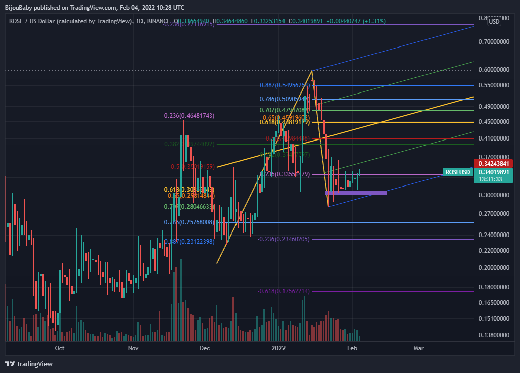 BINANCE:ROSEUSD Chart Image by BijouBaby