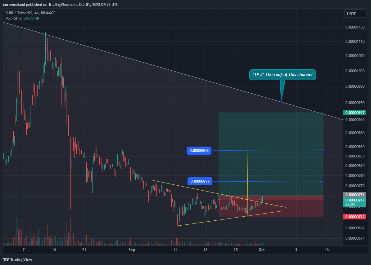 BINANCE:SHIBUSDT Chart Image by currenceland
