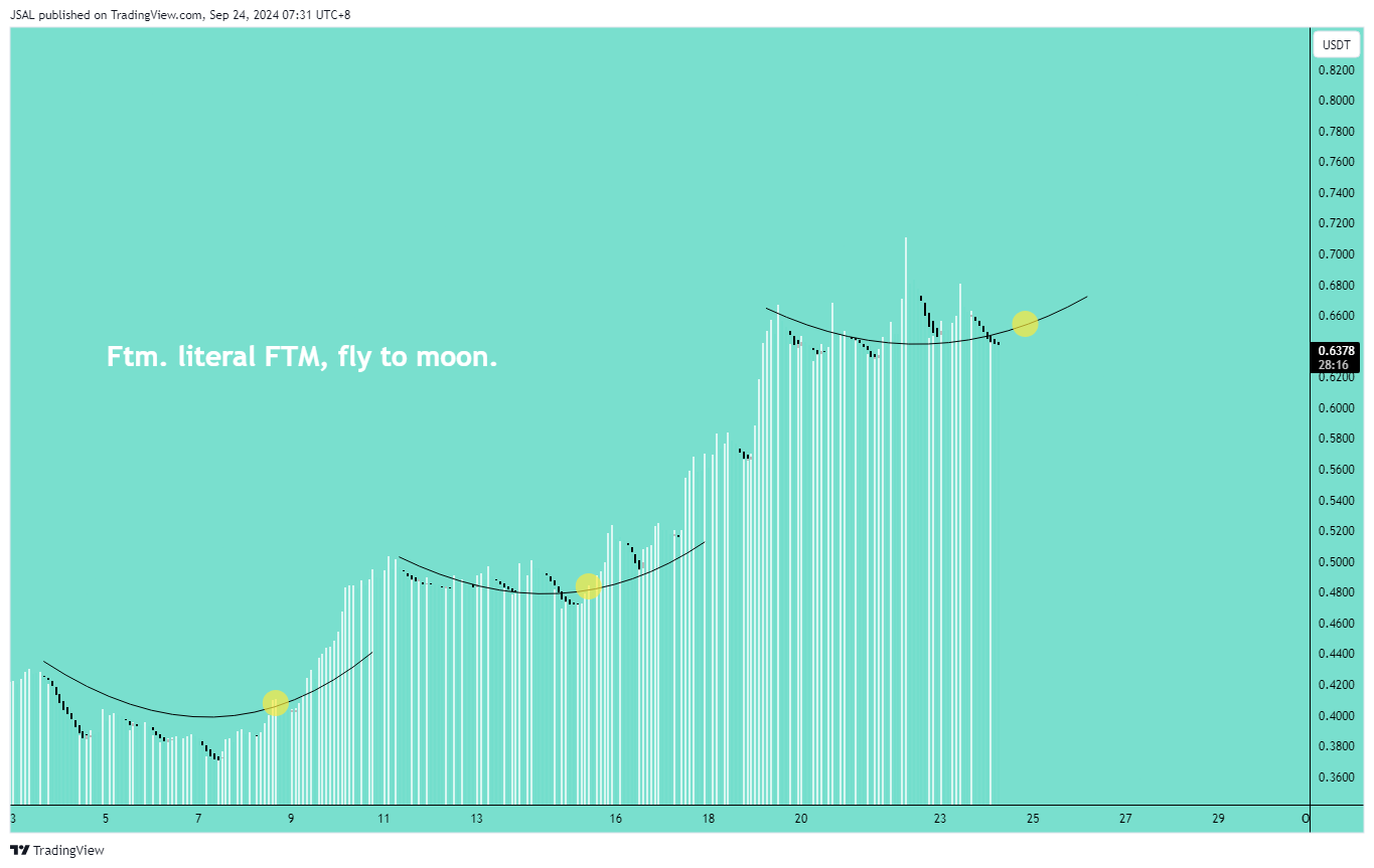 BINANCE:FTMUSDT Chart Image by JSAL