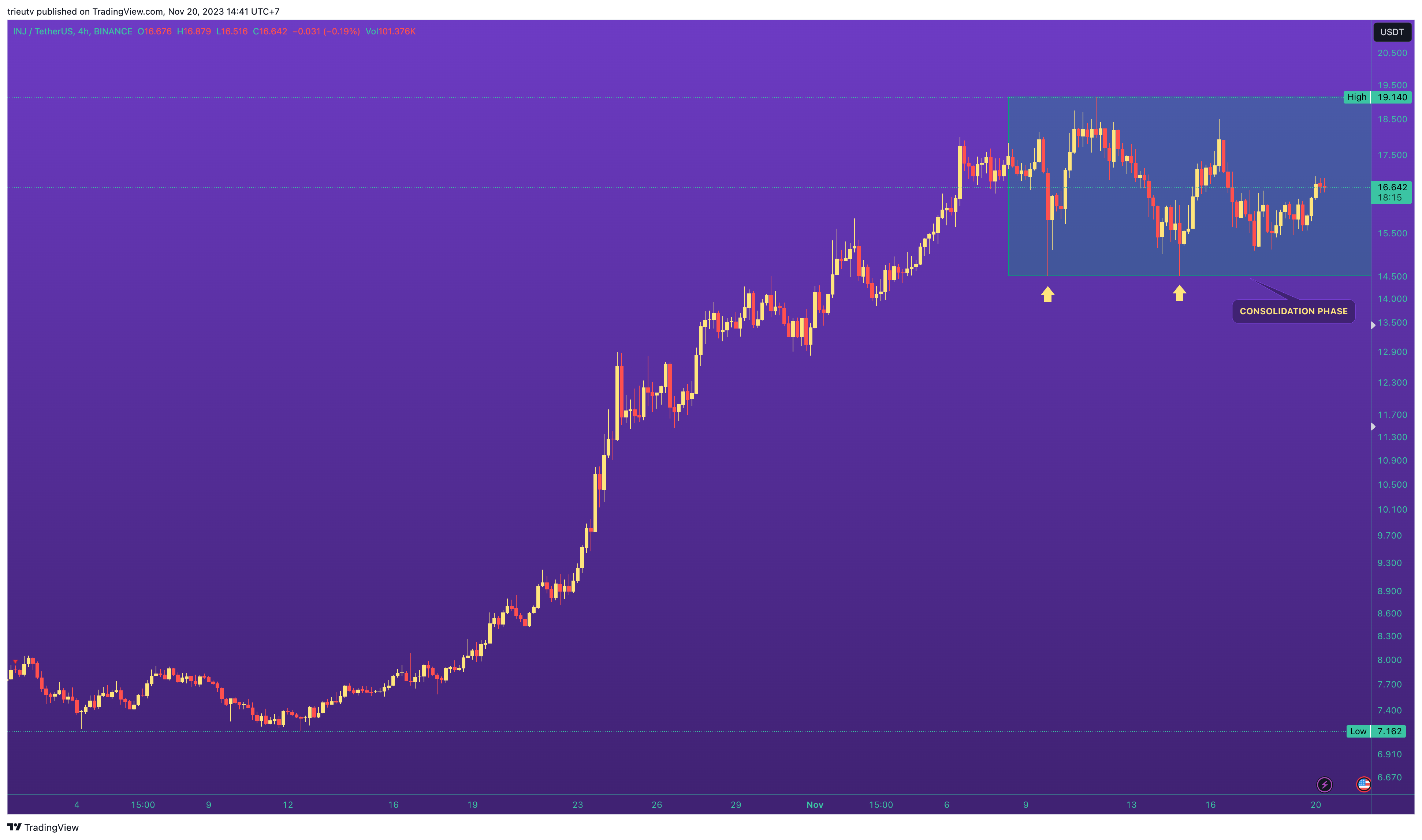 BINANCE:INJUSDT Chart Image by trieutv