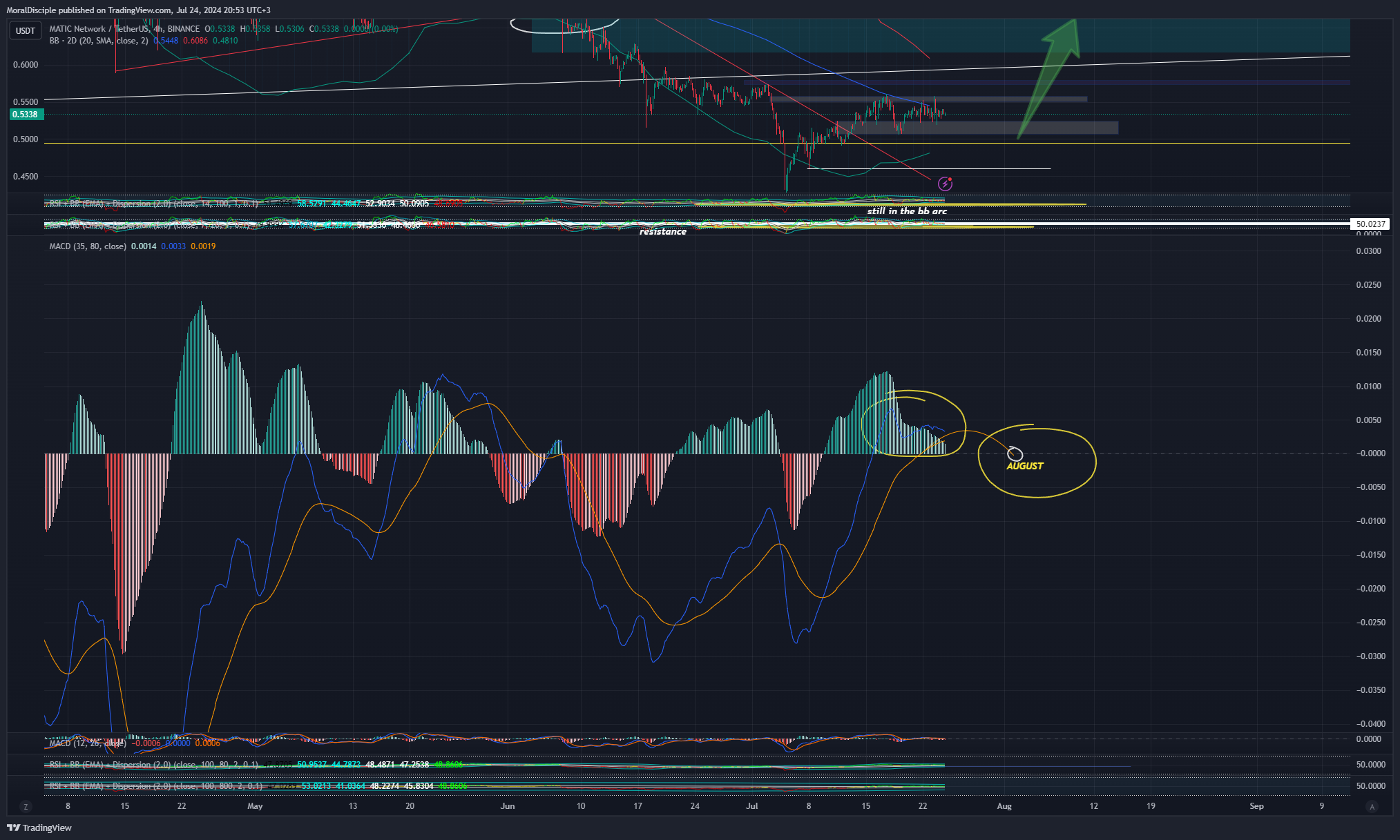 BINANCE:MATICUSDT Chart Image by MoralDisciple