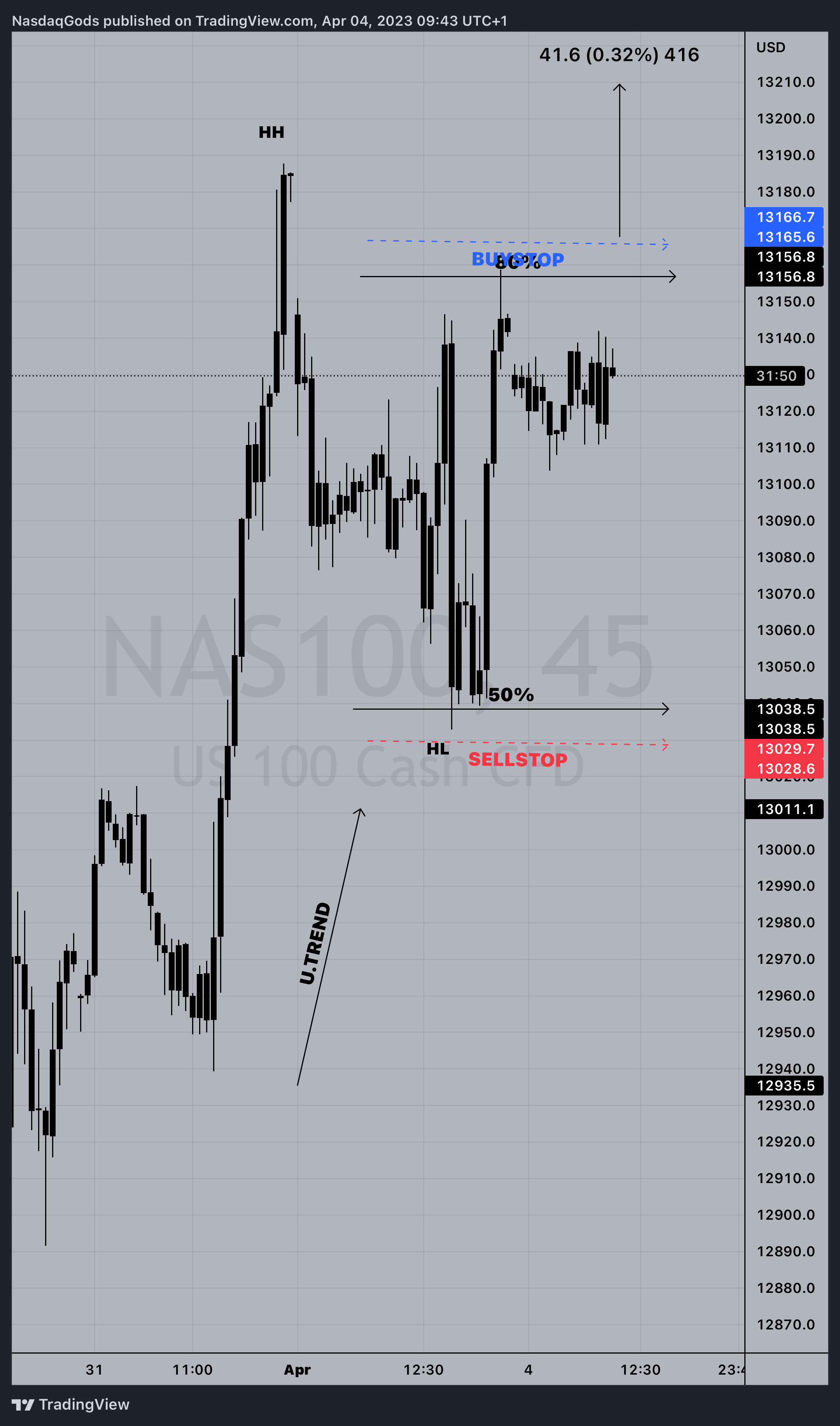PEPPERSTONE:NAS100 Chart Image by lazyluchi