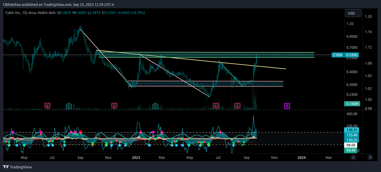BATS:CYBN Chart Image by CBKWahoo