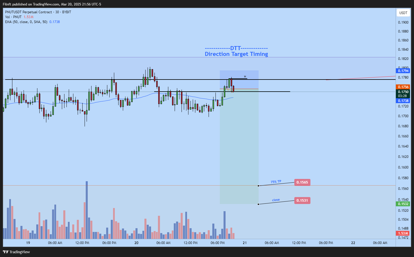 BYBIT:PNUTUSDT.P Chart Image by Filnft