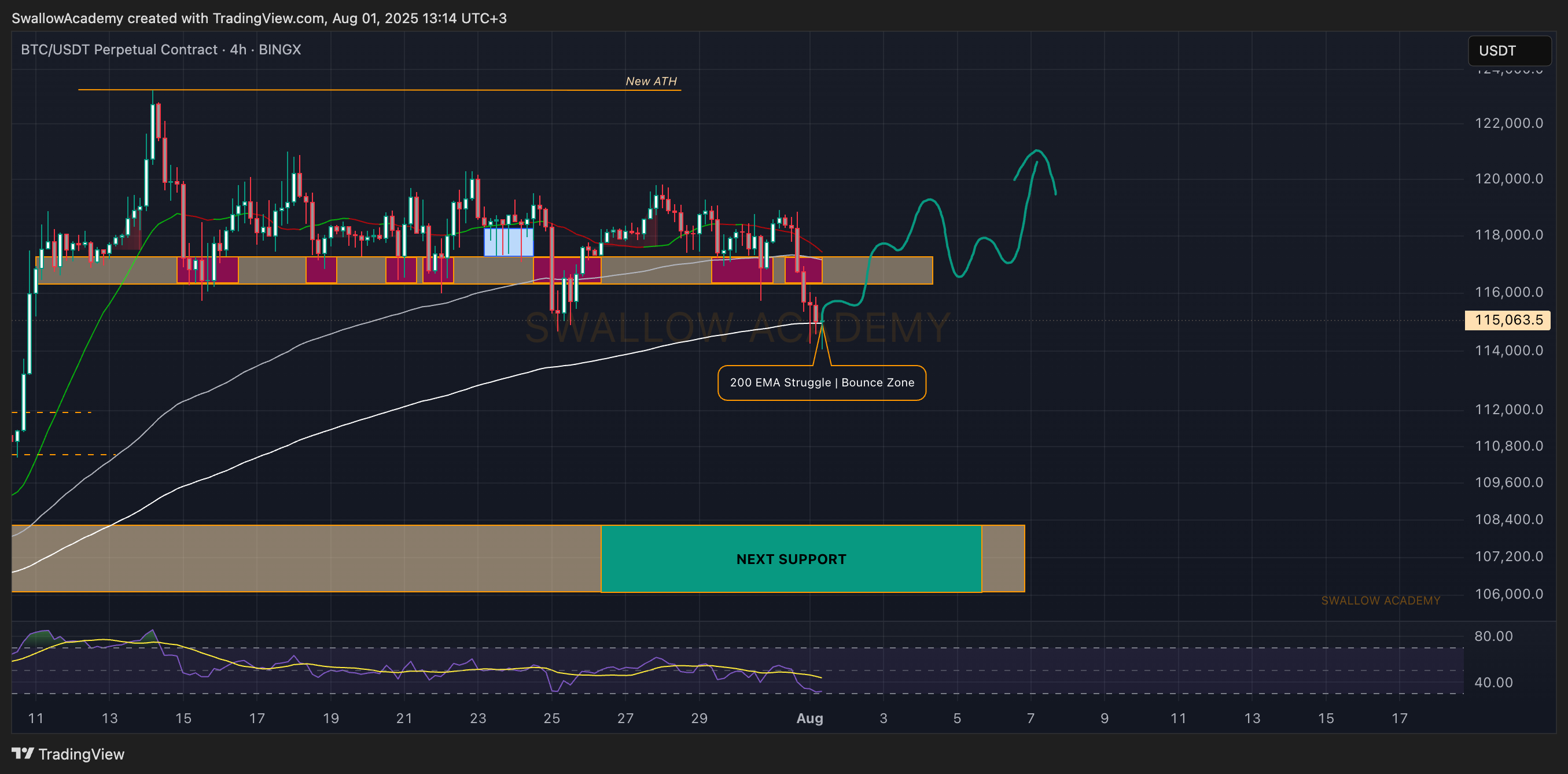 BINGX:BTCUSDT.P Chart Image by SwallowAcademy