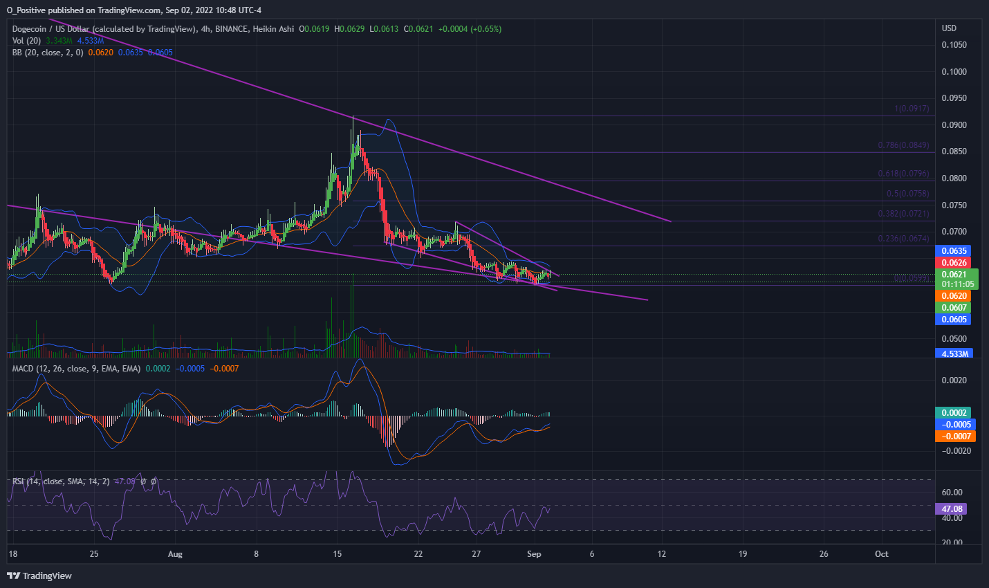 BINANCE:DOGEUSD Chart Image by O_Positive