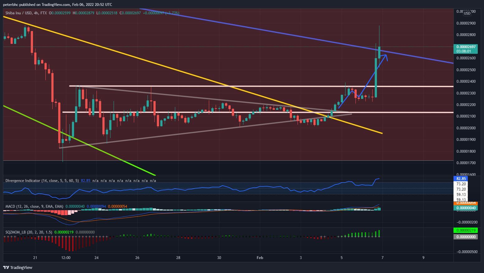 FTX:SHIBUSD Chart Image by peterbhc