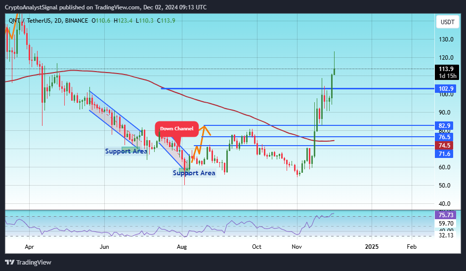 BINANCE:QNTUSDT Chart Image by CryptoAnalystSignal