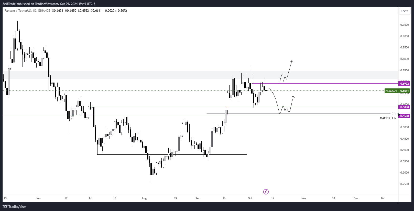 BINANCE:FTMUSDT Chart Image by ZelfTrade