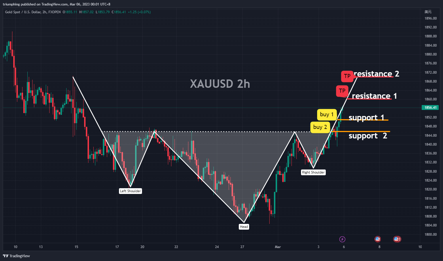 FXOPEN:XAUUSD Chart Image by triumphing