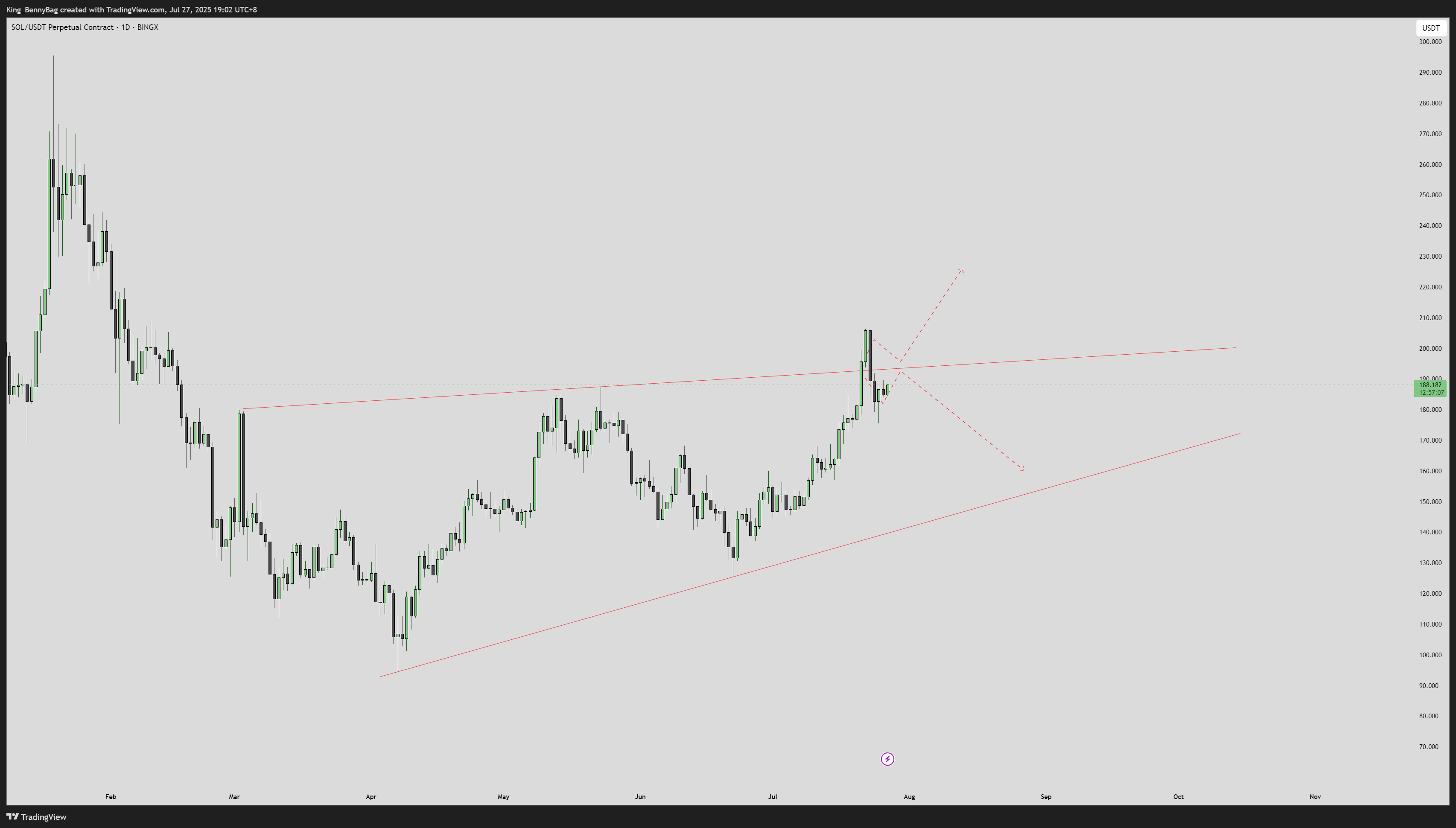 BINGX:SOLUSDT.P Chart Image by King_BennyBag