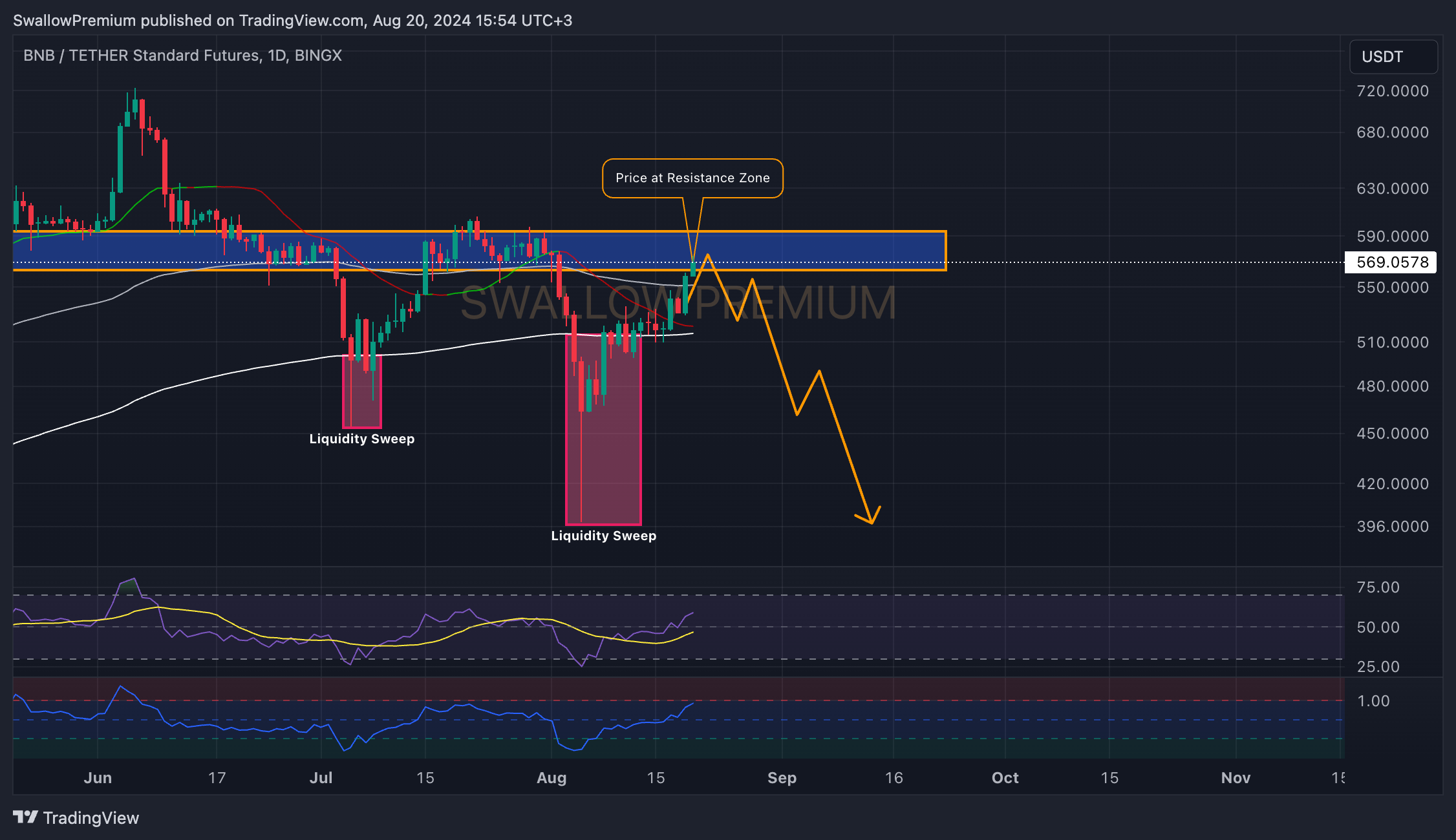 BINGX:BNBUSDT.PS Chart Image by SwallowAcademy