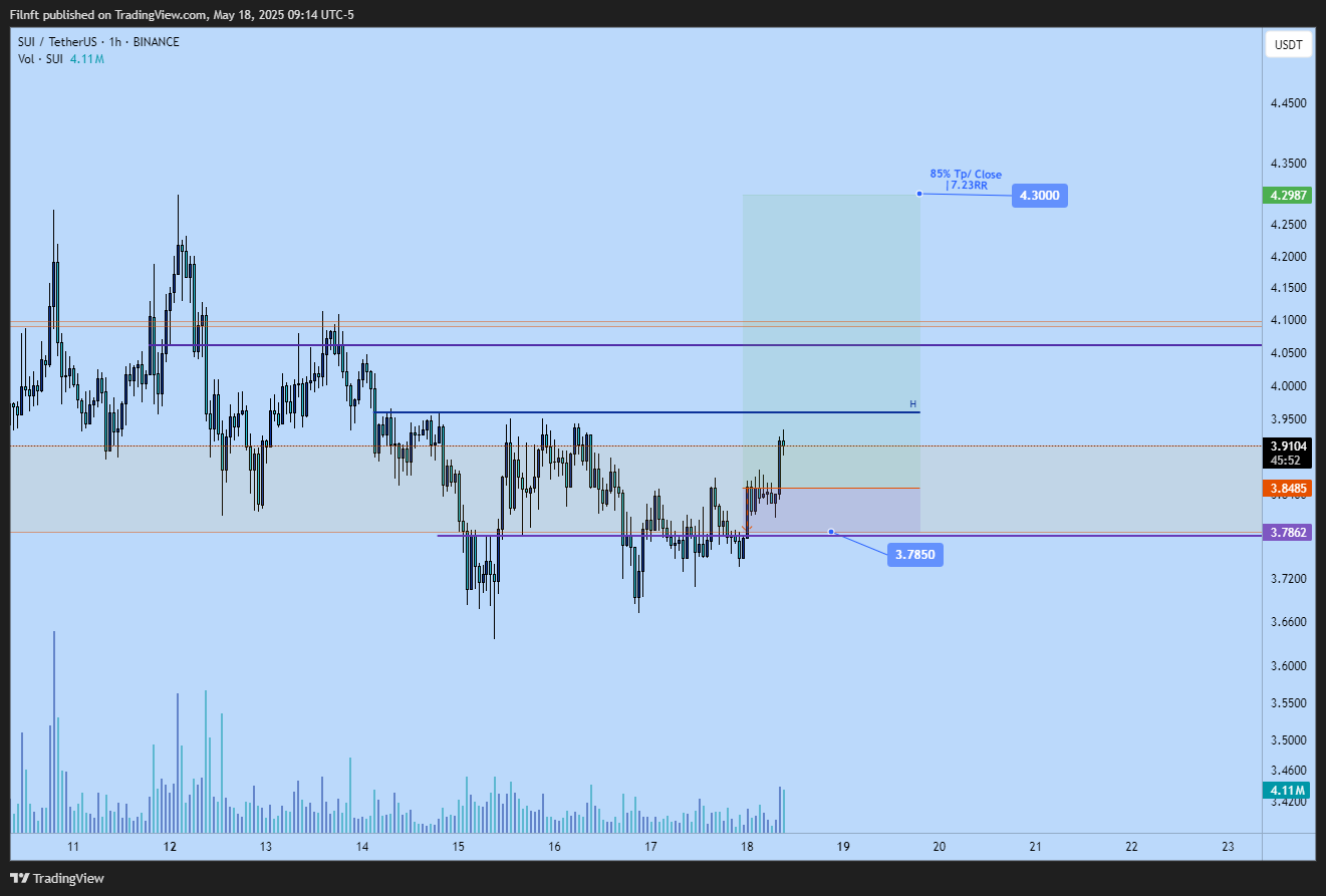 BINANCE:SUIUSDT Chart Image by Filnft