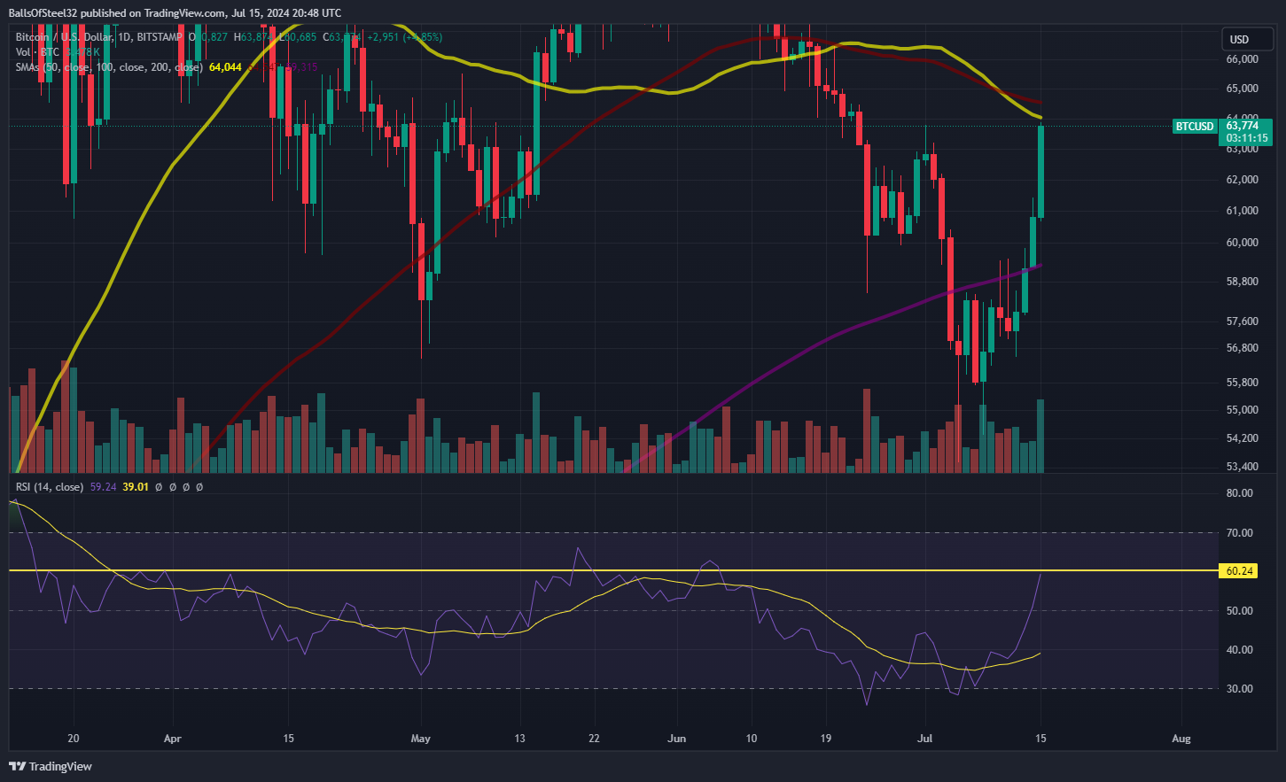 BITSTAMP:BTCUSD Chart Image by BallsOfSteel32